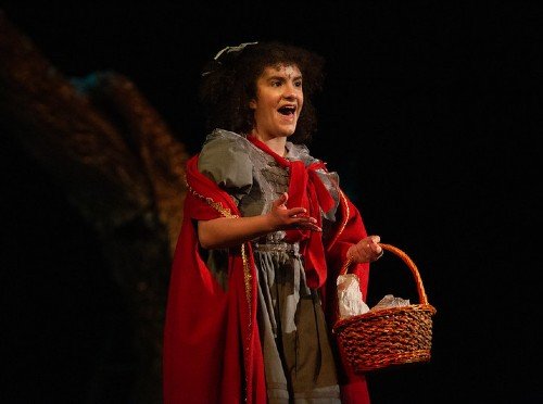 Sami Gade performing in Into the Woods.