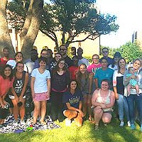 HSU social work club group photo