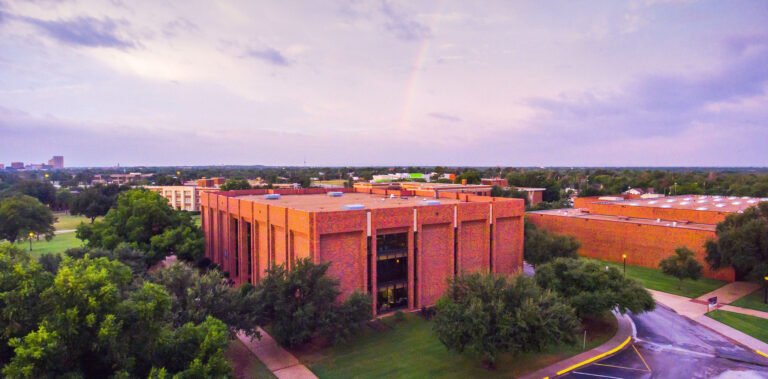 Photo of Richardson Library on the HSU campus.