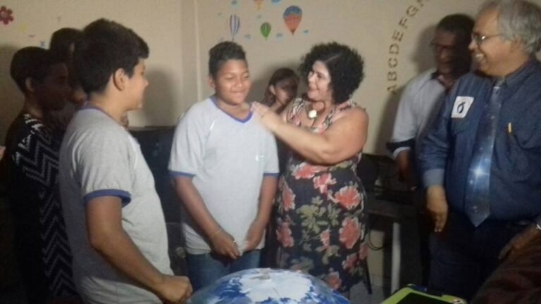 Cristian learning an asteroid was named after him