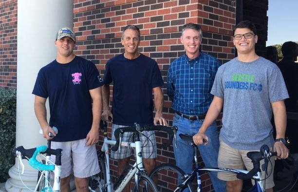 HSU Alumnus Donates Road Bikes to Leadership Studies Program