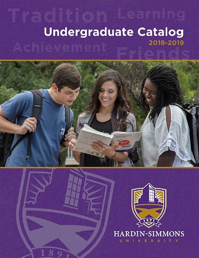 University catalog cover