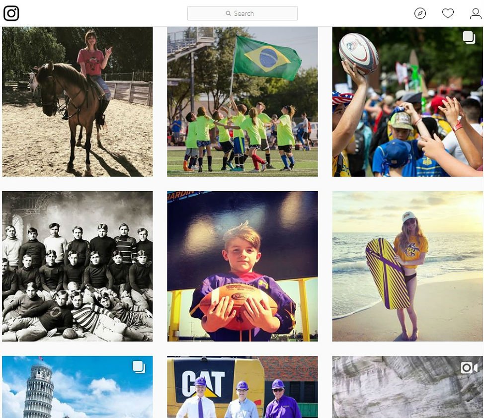 HSU Instagram feature collage