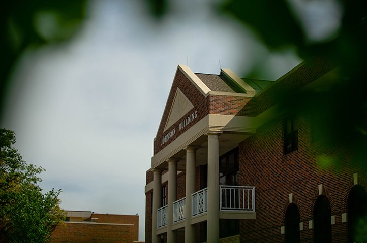 outside view of the Johnson Building on HSU campus