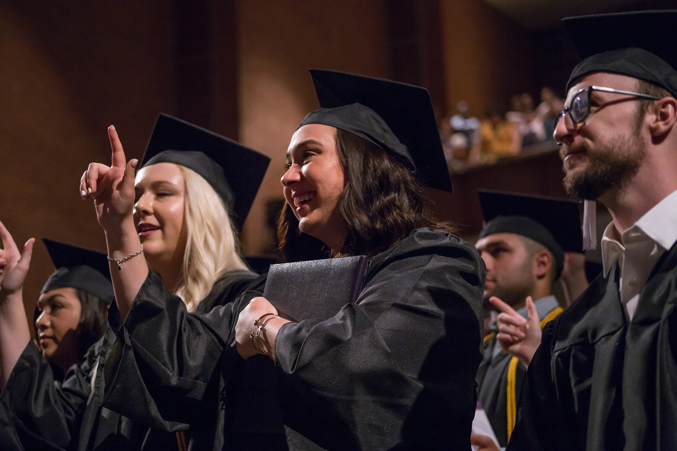 HSU students at graduation