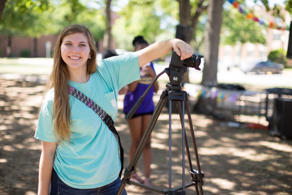 Photo of a student looking at camera.