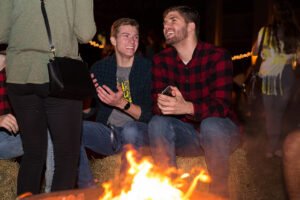 Students enjoying Oksoberfest 2018