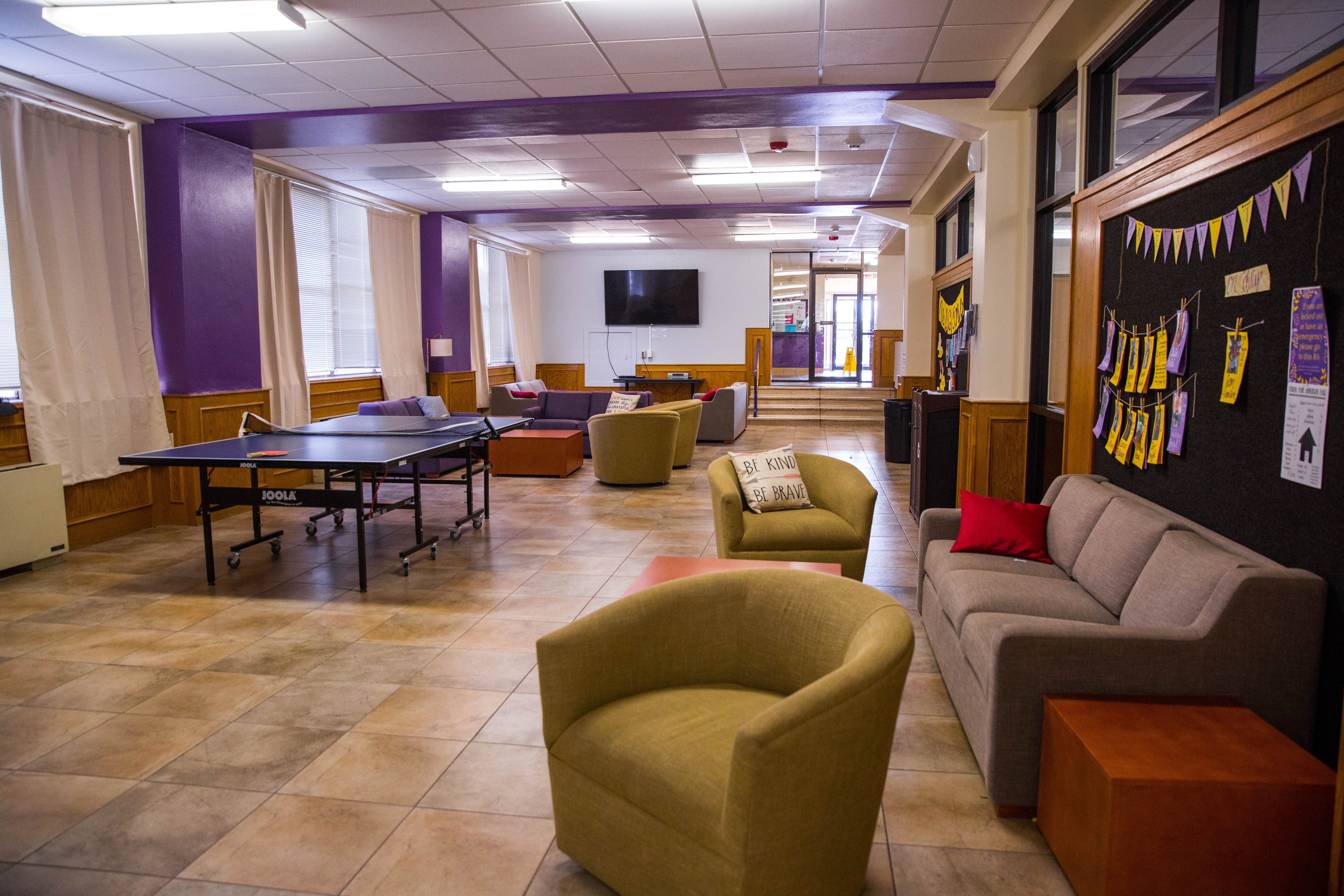 HSU Anderson Hall lobby