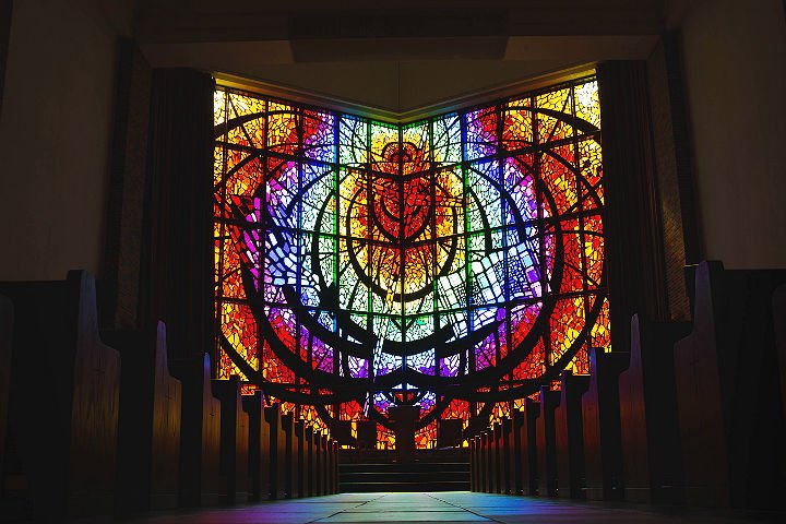 chapel stained glass window