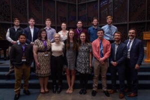 The 2018-19 Young Maston Scholars attended Dr. Bantum's lectures at HSU.