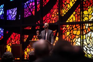 Dr. Bantum challenged the audience to re-evaluate the way that the church handles race and differentiation.