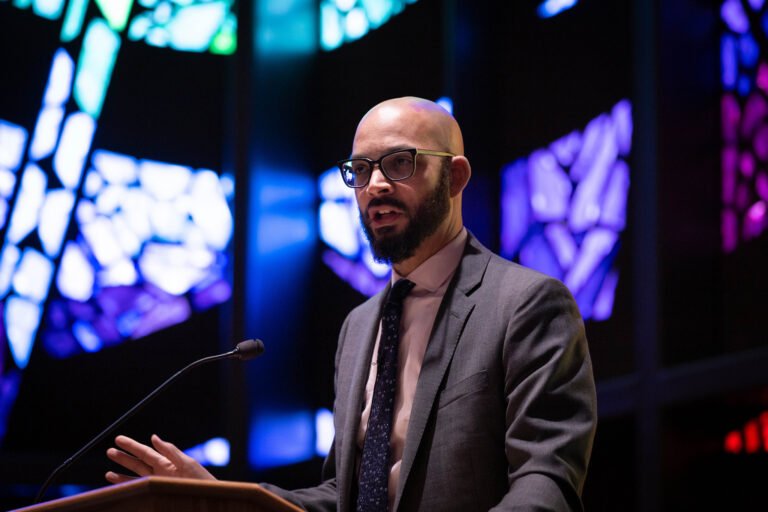 Dr. Brian Bantum delivered HSU's 2019 T.B. Maston Lectures in Christian ethics.