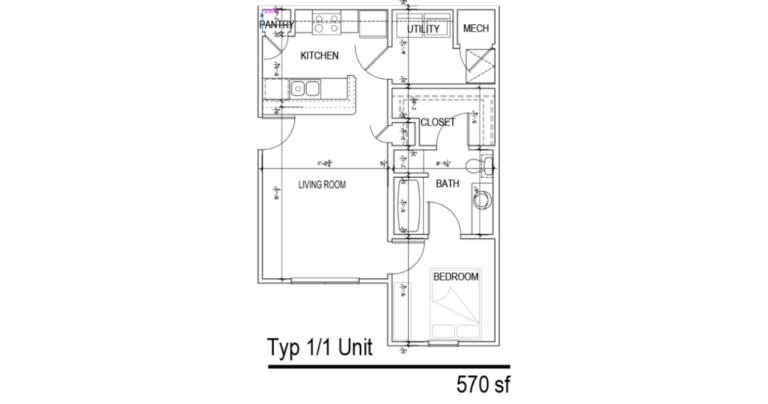 1Bed-1Bath