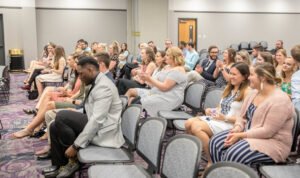 Student leaders from all across campus attended to cheer on their peers. 