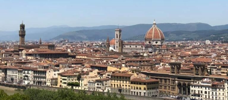 Piazzale Michelangelo city view