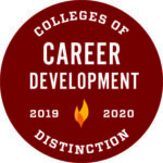 the Colleges of Distinction Career Development medal