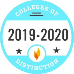 the Colleges of Distinction 2019-2020 medal