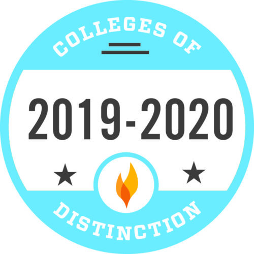 the Colleges of Distinction 2019-2020 medal