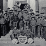 Lam is pictured here with the 1926 World-Famous Cowboy Band.