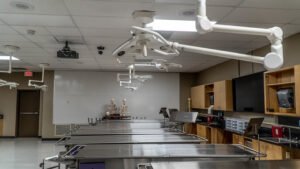The anatomy lab recieved a technological face lift. Students now have access to state of the art tech throughout the building.