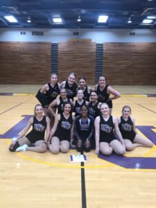 HSU Spurs Dance Team at camp