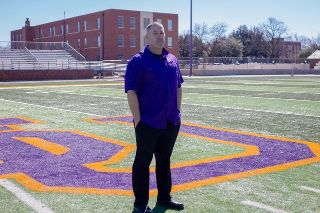 Head football coach, Jesse Burleson.