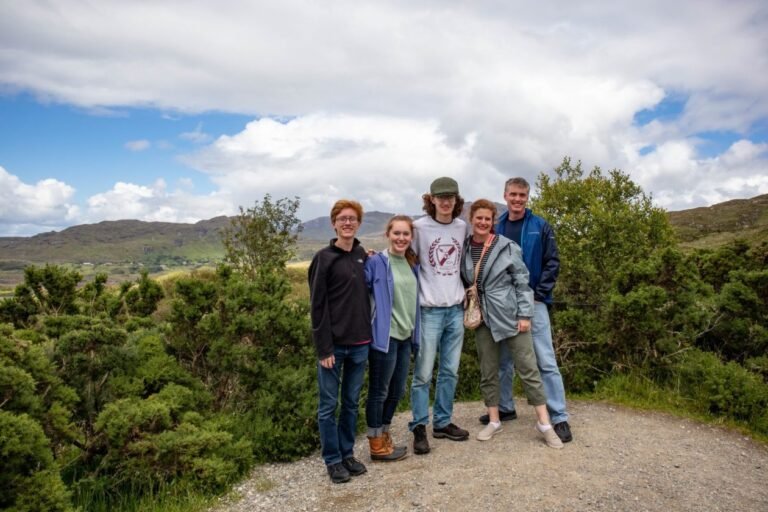 Dr. Patterson and his family on the Cliffs of Moher