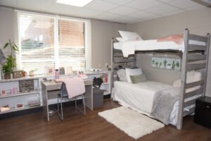 Lange Hall Room with Stacked Beds