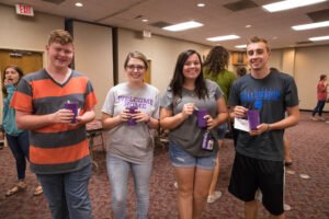 First year students enjoy the Howdy Party
