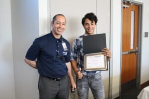 Phillips and his mentor, Dr. Harlan Jones Ph.D.