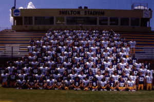 Revell, number 71, poses with the rest of the Cowboys for a team picture in 2007.