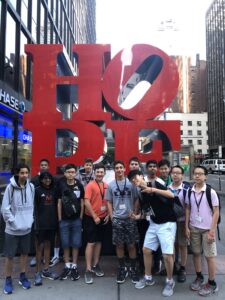 Harden's group of middle school students explore New York