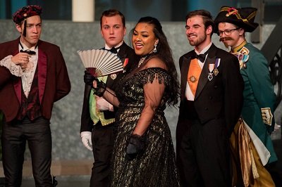 HSU students perform the opera, Merry Widow.
