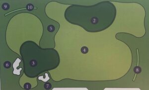 A map of the new golf facility