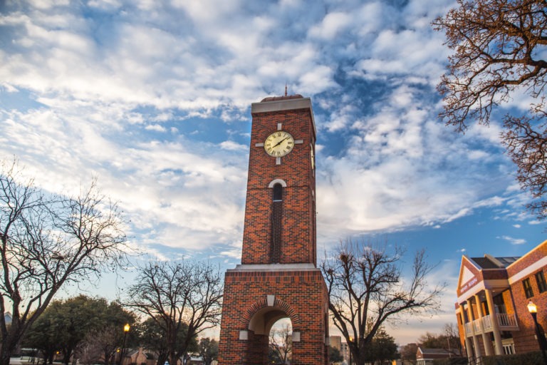 The Clock Tower on the Hardin-Simmons campus.
