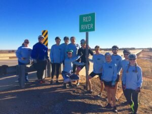 The January 2020 BRAT team began their ninth long-distance ride at the Red River.