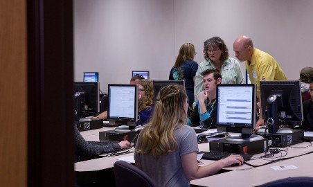 Students in Computer Lab
