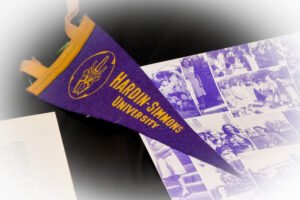 Hardin-Simmons yearbook and pennant