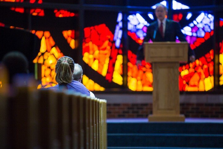 Logsdon Chapel and preacher