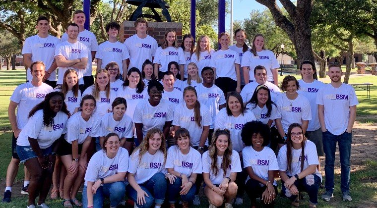 Baptist Student Union group 2021