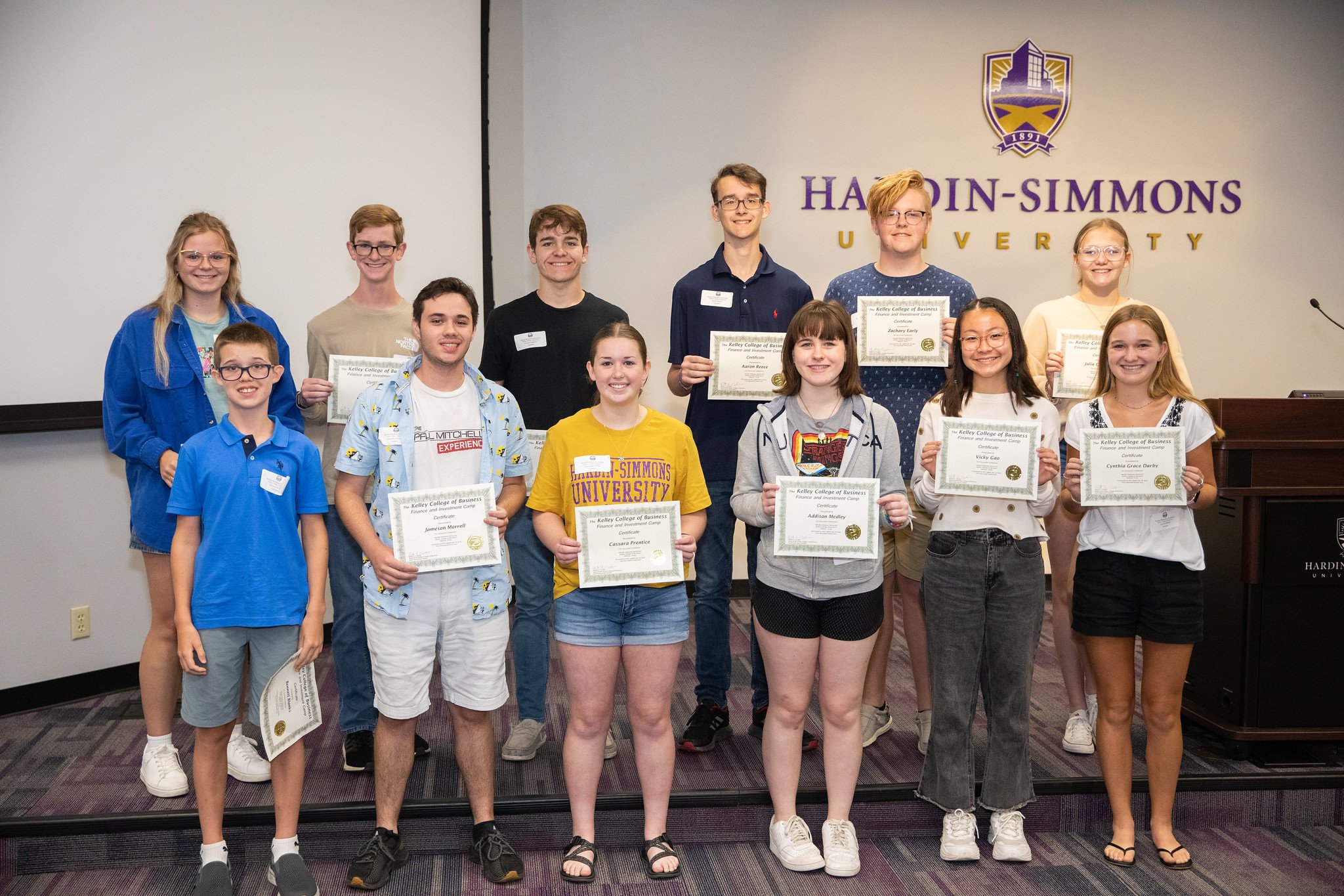 Finance Camp for Area High Schoolers HardinSimmons University