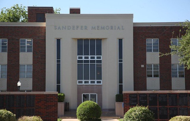 Rear of Sandefer Memorial