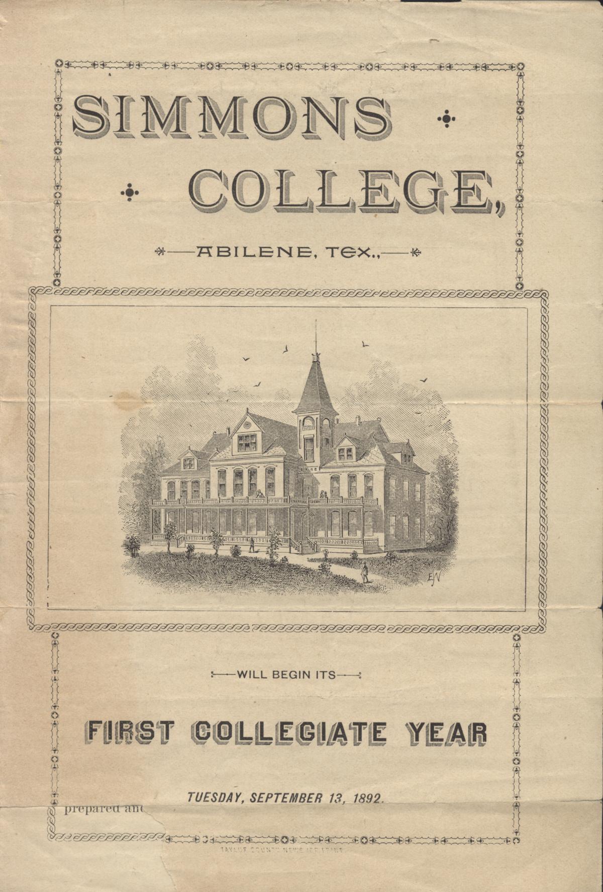 130 Years of Classes at HardinSimmons HardinSimmons University