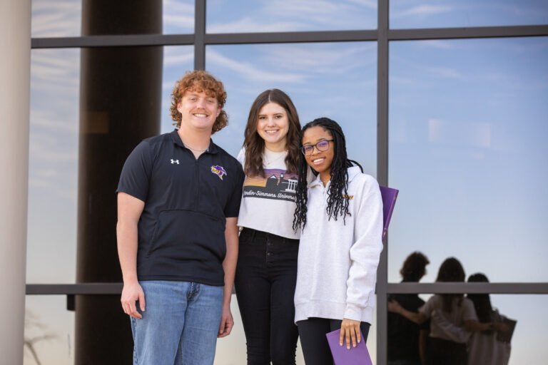 Students smiling
