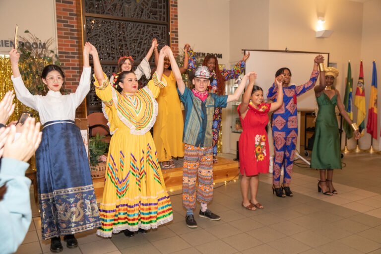 Students take a bow during World of Wonder showcase.