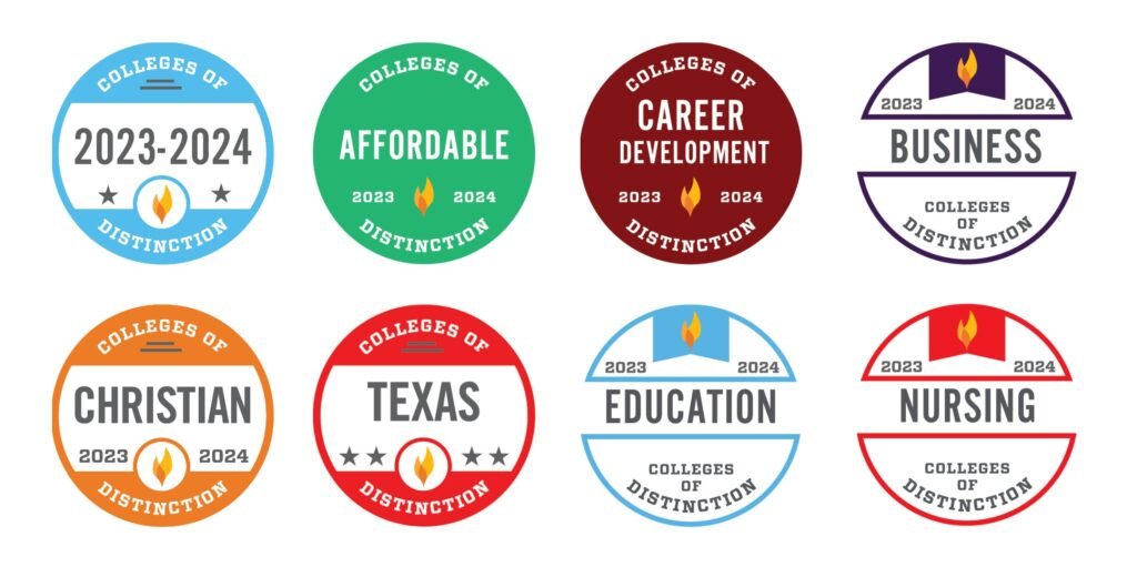 Colleges of Distinction Badges 2023-24