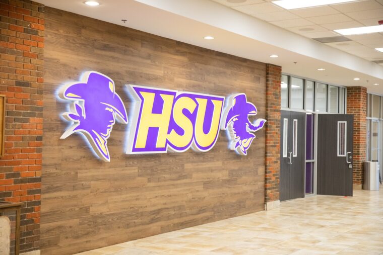 Sign for the HSU cafeteria