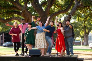 During Pops at the Pond, theatre students gave a sneak peek of a musical number from Honk!.