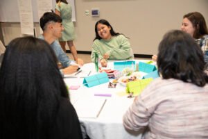 The Grassroots Leadership program helped communicate its lessons through interactive activities such as small games and group brainstorming