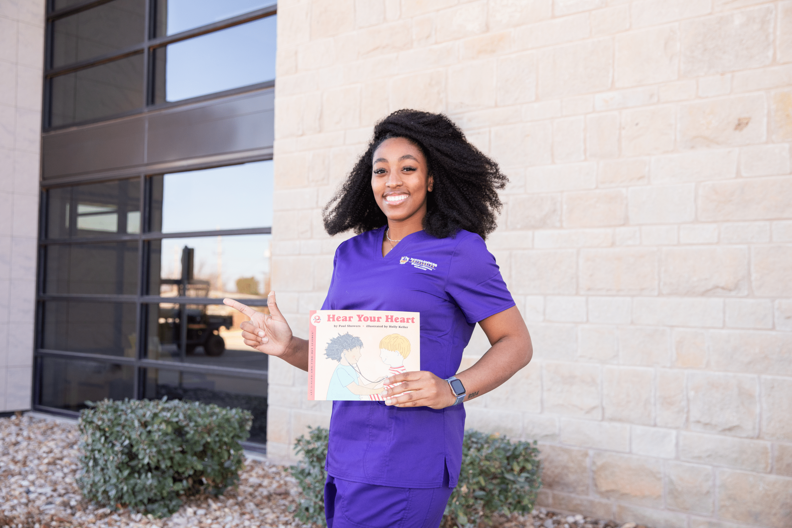 Speech-Language Pathology student smiling.